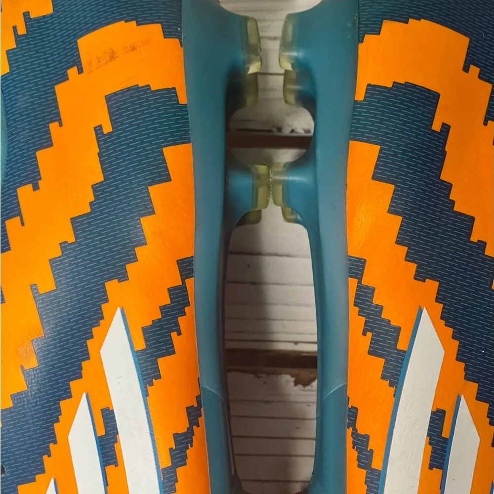 CLEAN Size‎ 11 - adidas Messi 10.3 FG Orange Teal Football Soccer Cleats Male